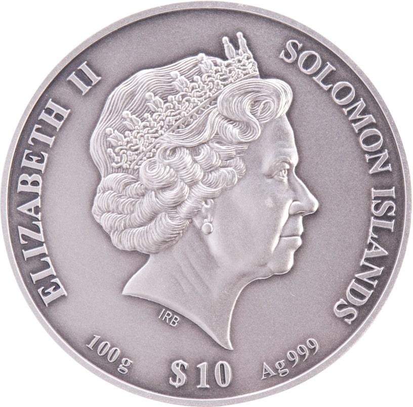 FORBIDDEN CITY 4 Layer Silver Coin $10 Solomon Islands 2020 - PARTHAVA COIN
