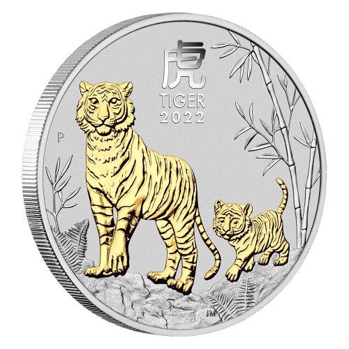 TIGER Lunar Year Series III Set 3x1 Oz Silver Coins $1 Australia 2022 - PARTHAVA COIN