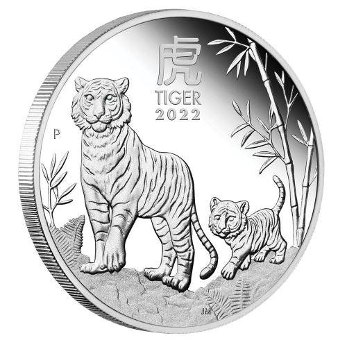 TIGER Lunar Year Series III Set 3x1 Oz Silver Coins $1 Australia 2022 - PARTHAVA COIN