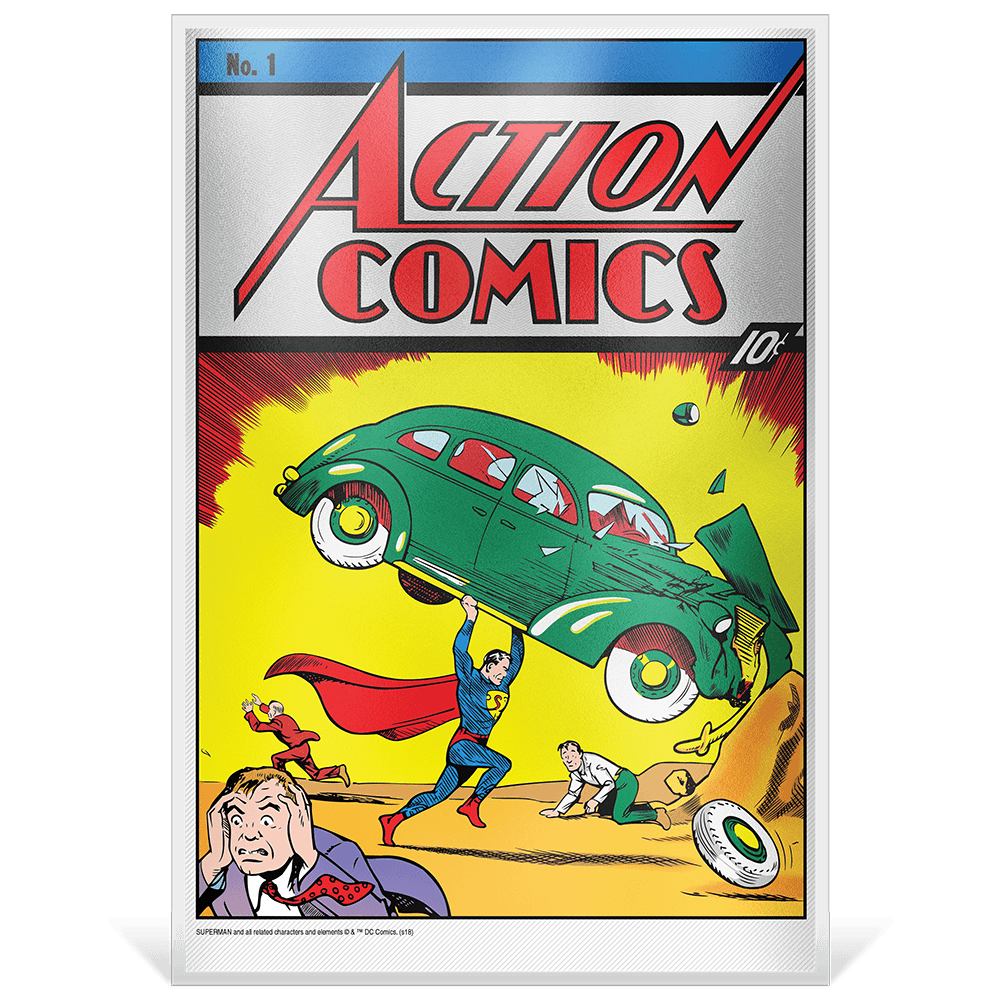 Action Comics #1 35g Pure Silver Foil - PARTHAVA COIN