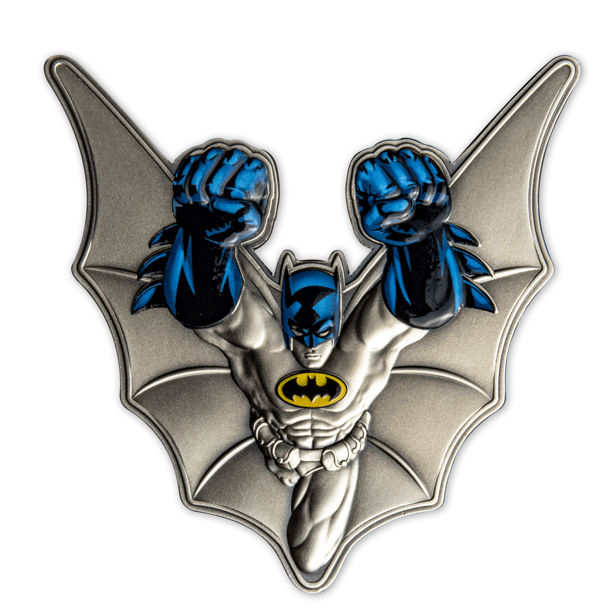 BATMAN 5 Oz Shaped Silver Coin $5 Barbados 2022 - PARTHAVA COIN