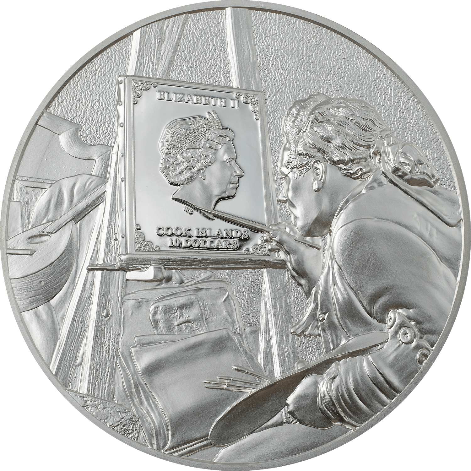 CLAUDE MONET Masters of Art 2 Oz Silver Coin $10 Cook Islands 2023 - PARTHAVA COIN