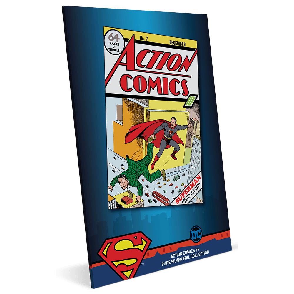 Action Comics #7 35g Pure Silver Foil - PARTHAVA COIN