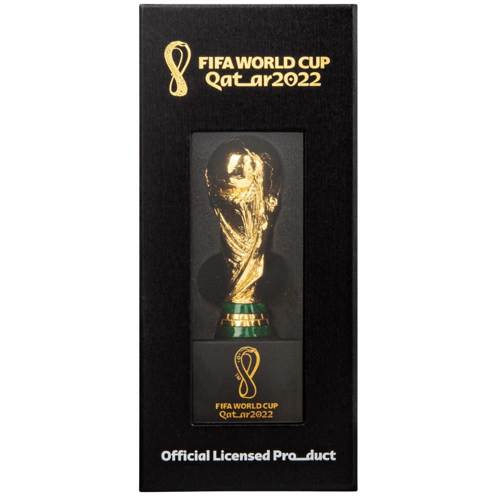 OFFICIAL FIFA WORLD CUP TROPHY™ REPLICA 5 Oz Pure Silver Ag999, Gold-Plated - PARTHAVA COIN