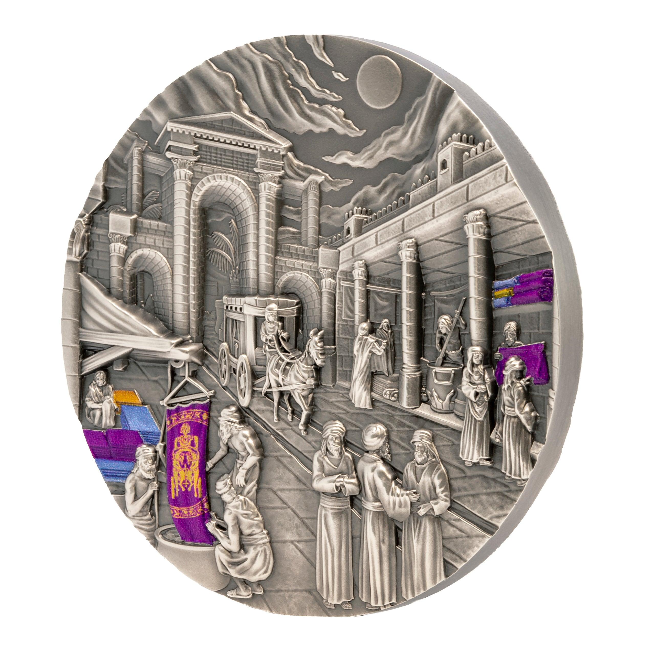 PHOENICIA & CARTHAGE Lost Civilizations 2 oz Silver Coin $10 Palau 2022 - PARTHAVA COIN