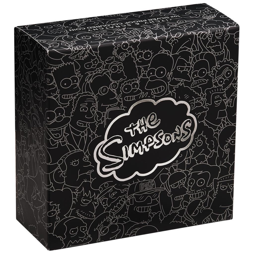 ITCHY and SCRATCHY™ Simpsons™ 1 Oz Silver Coin $1 Tuvalu 2021 - PARTHAVA COIN