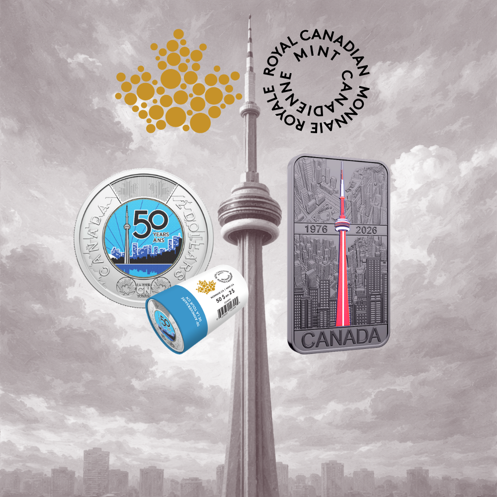 CN Tower 50th Anniversary Coins 2026