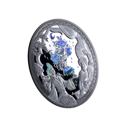 1001 Nights Echoes of the Ancient East 2 Oz Silver Coin 2025