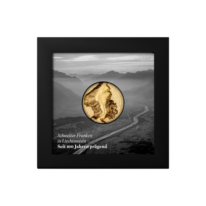 100 YEARS SWISS FRANC IN LIECHTENSTEIN 1 Oz Gold Coin 100 Francs Liechtenstein 2024