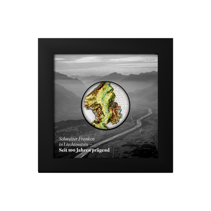 100 YEARS SWISS FRANC IN LIECHTENSTEIN 1 Oz Silver Coin 5 Francs Liechtenstein 2024