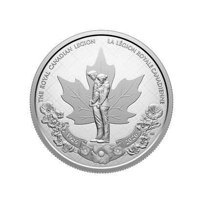 100th Anniversary of The Royal Canadian Legion Fine Silver Proof Dollar 2026 ROYAL CANADIAN MINT