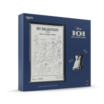Disney 101 Dalmatians Silver Collectible Set agoro