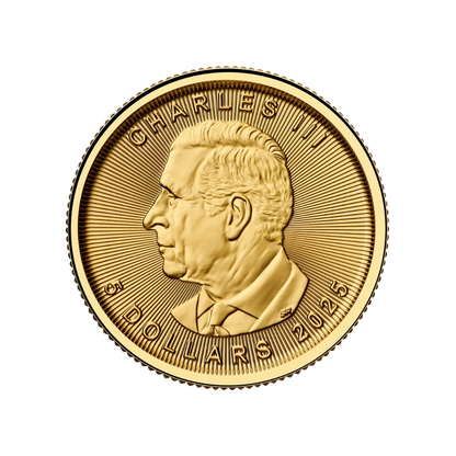 1/10-oz. 99.99% Pure Gold Coin Treasured Gold Maple Leaf: Polar Bears Privy Mark (Premium Bullion)