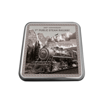 200th Anniversary of 1st Public Streamrailway 10 Oz Silver Coin 2025