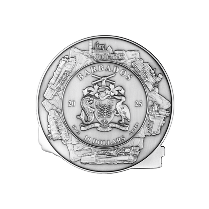 200th Anniversary of 1st Public Streamrailway 10 Oz Silver Coin 2025