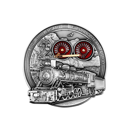 200th Anniversary of 1st Public Streamrailway 10 Oz Silver Coin 2025