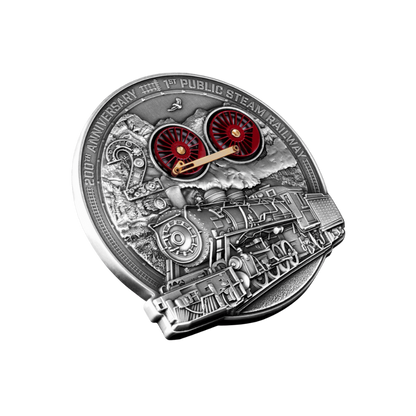 200th Anniversary of 1st Public Streamrailway 10 Oz Silver Coin 2025