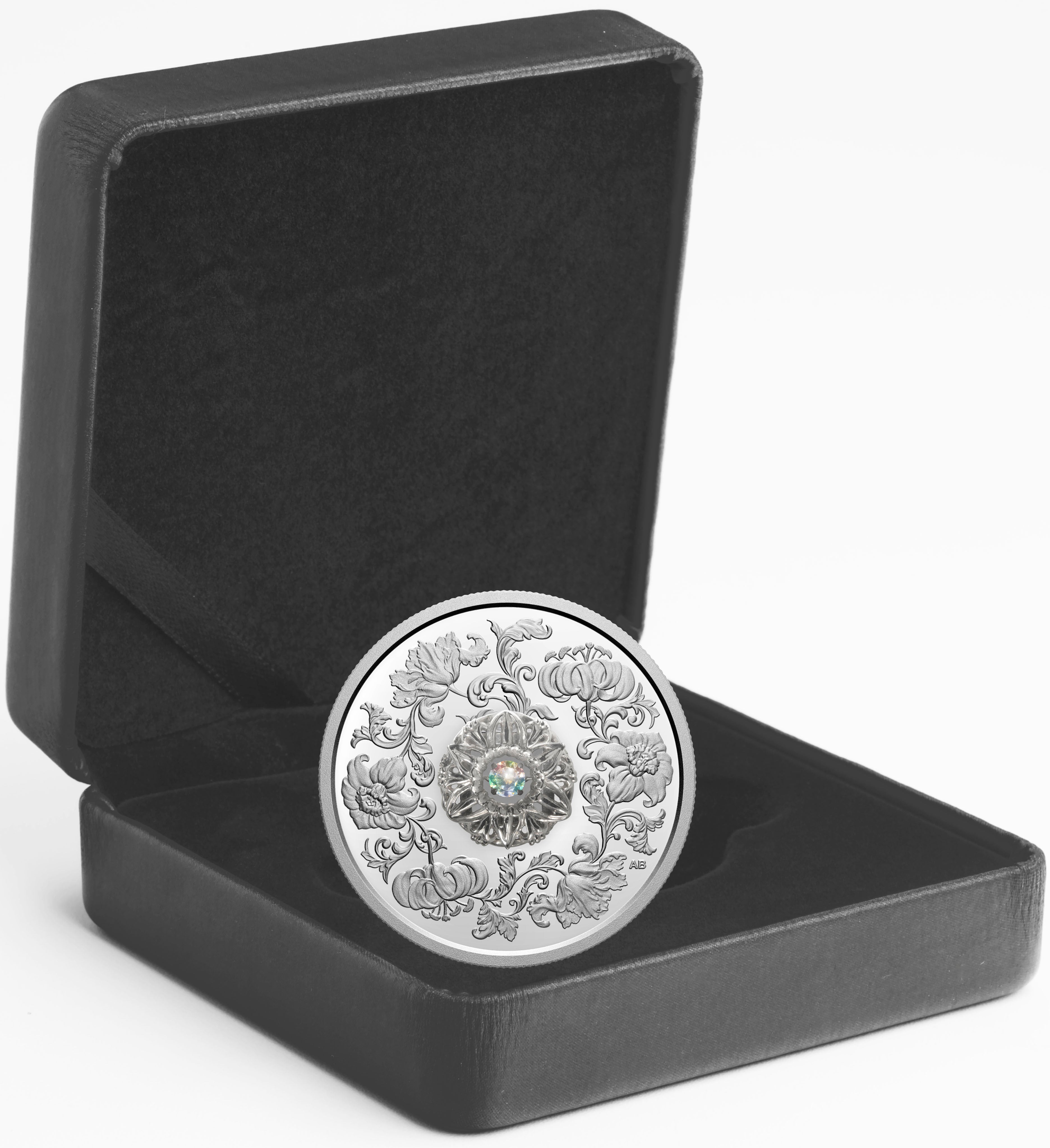 SPARKLE OF THE HEART Dancing Diamond Silver Coin $20 Canada 2020