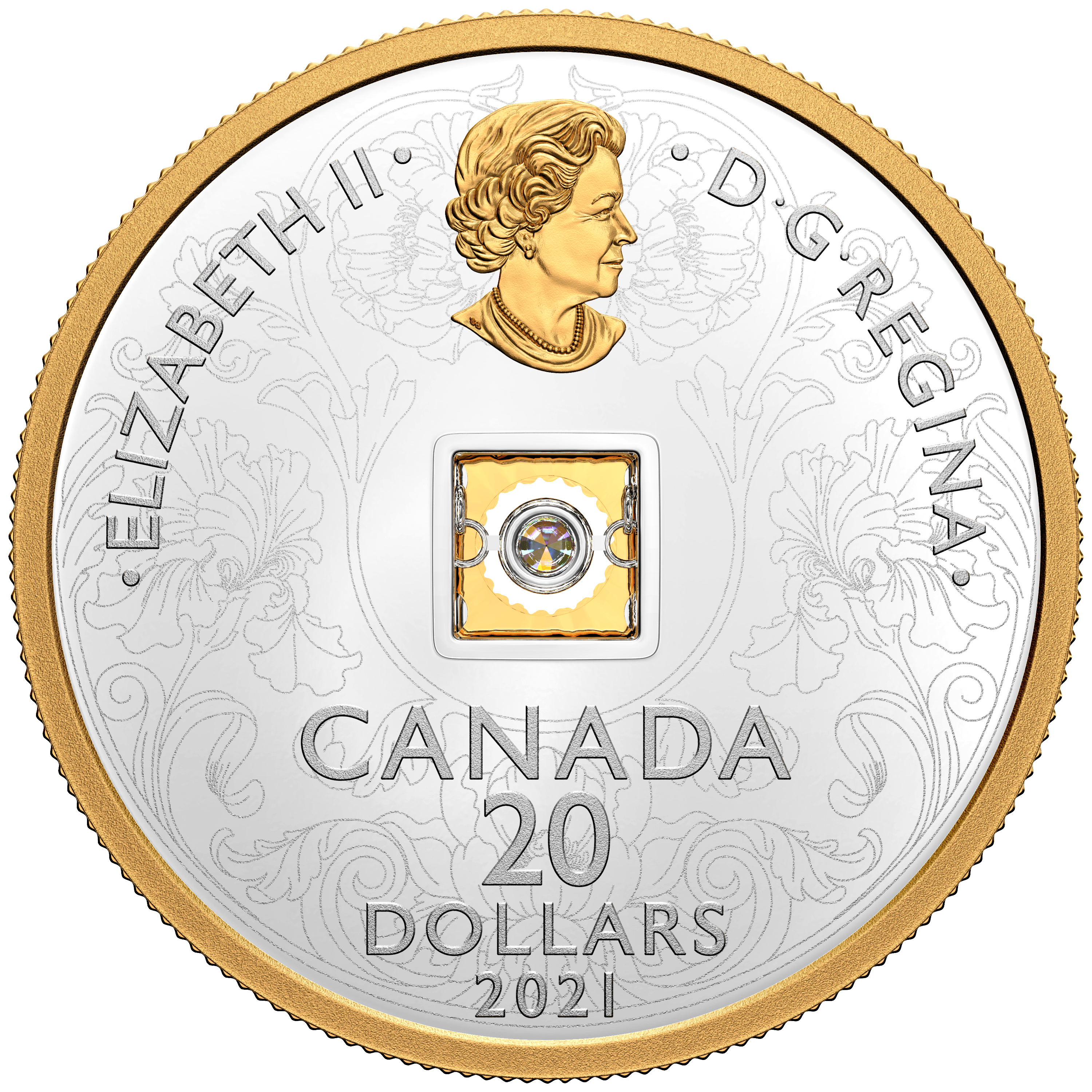 SPARKLE OF THE HEART Silver Coin $20 Canada 2021