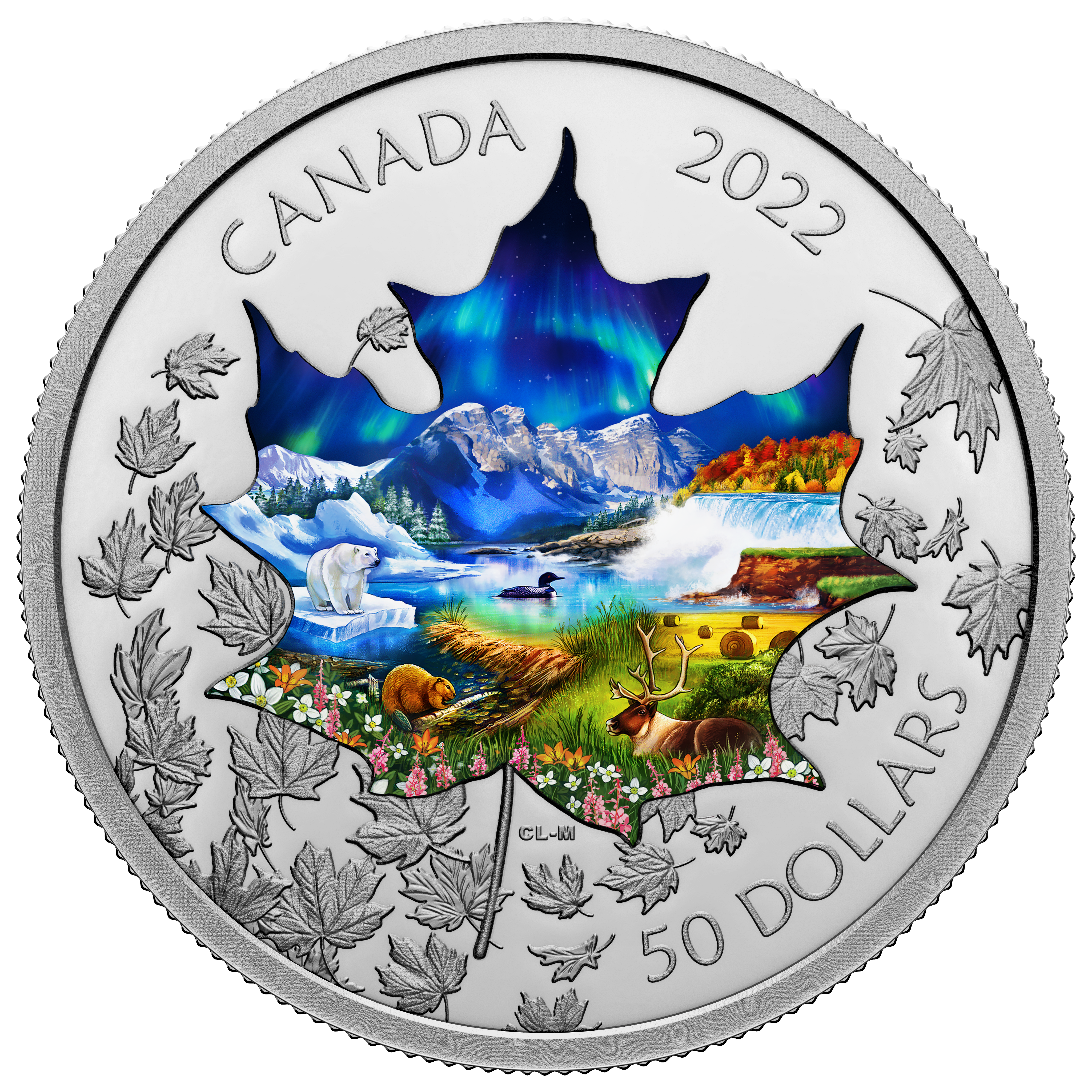CANADIAN COLLAGE 3 Oz Silver Coin $50 Canada 2022
