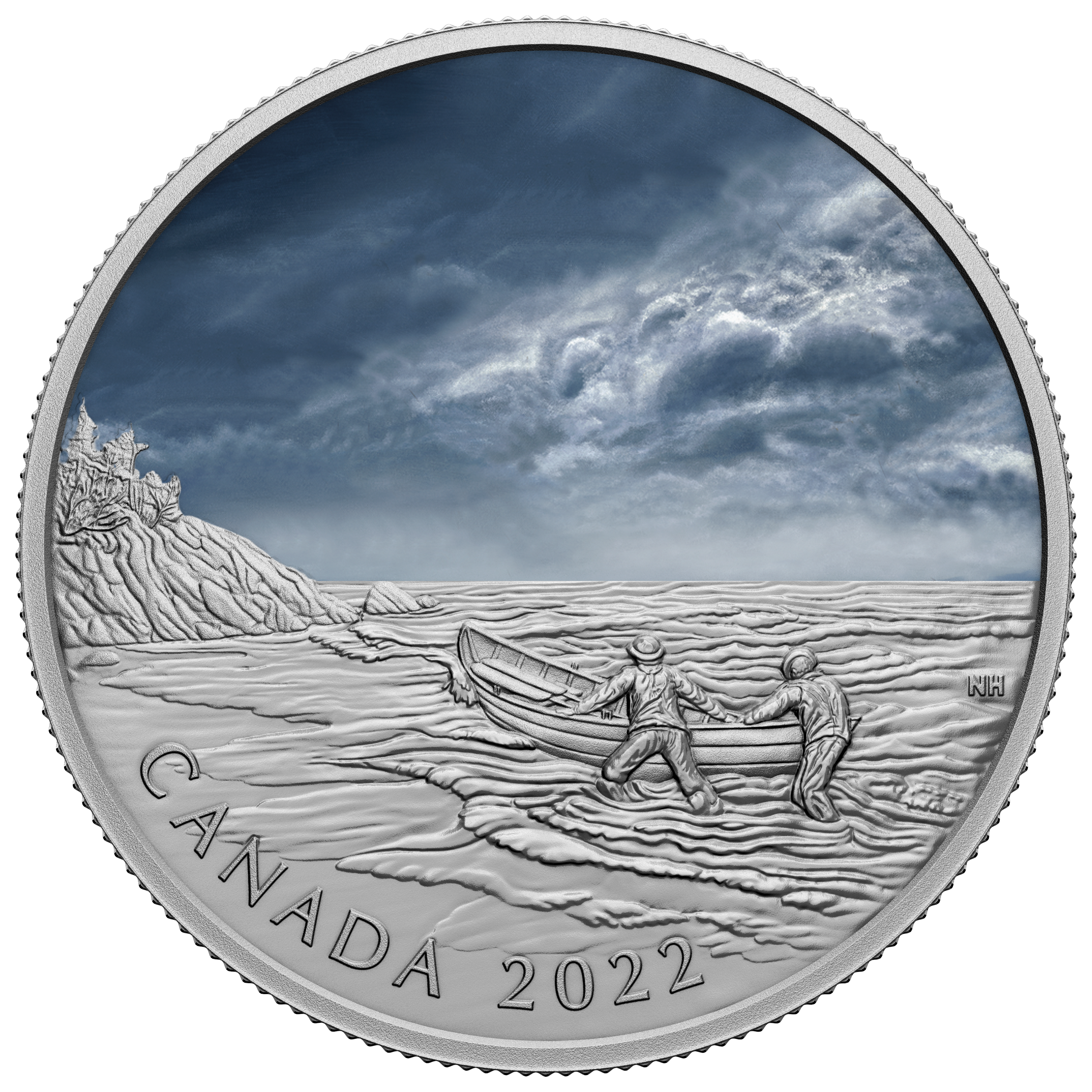 CANADIAN GHOST SHIP Silver Coin $50 Canada 2022