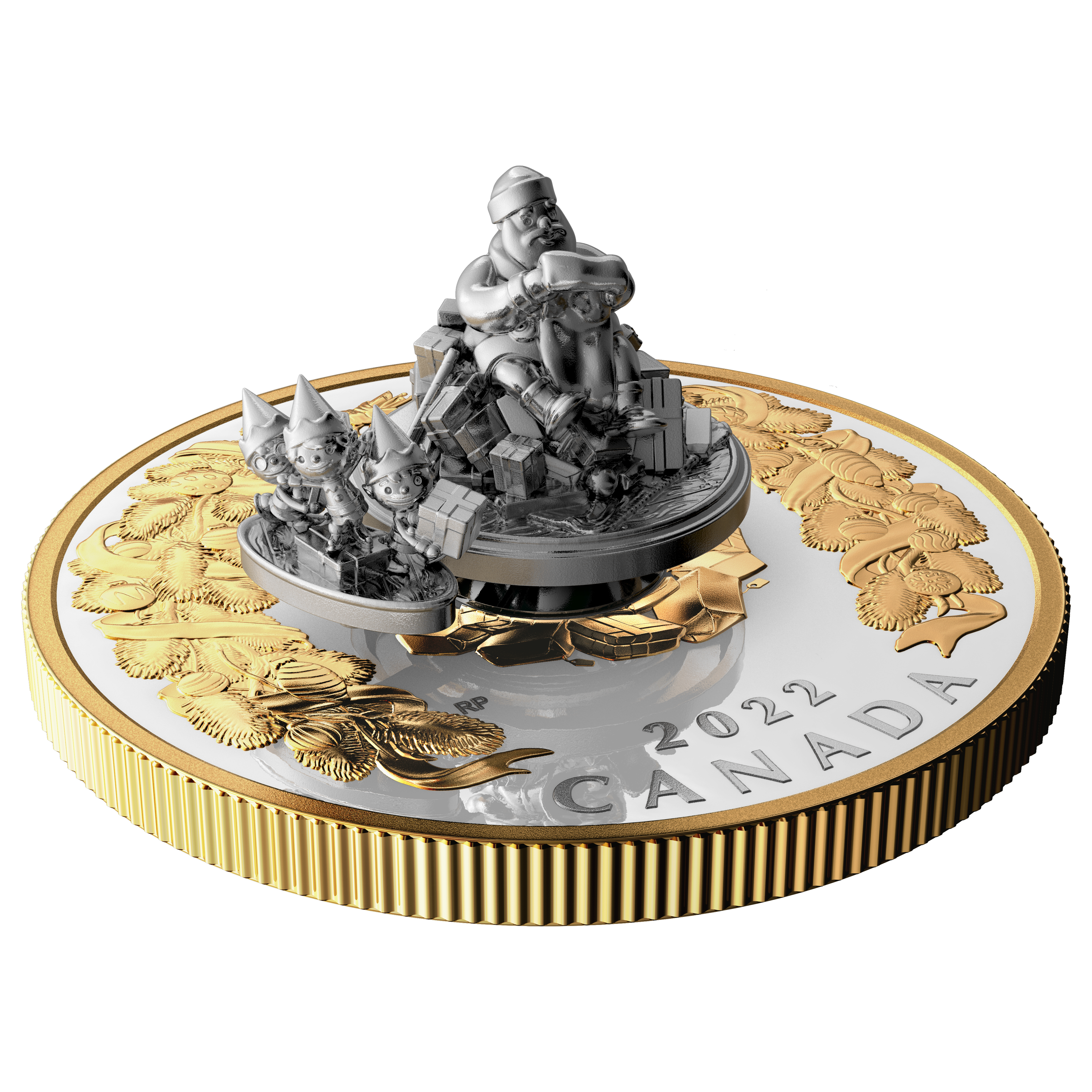 HOLIDAY SPLENDOUR 5 Oz Silver Coin $50 Canada 2022