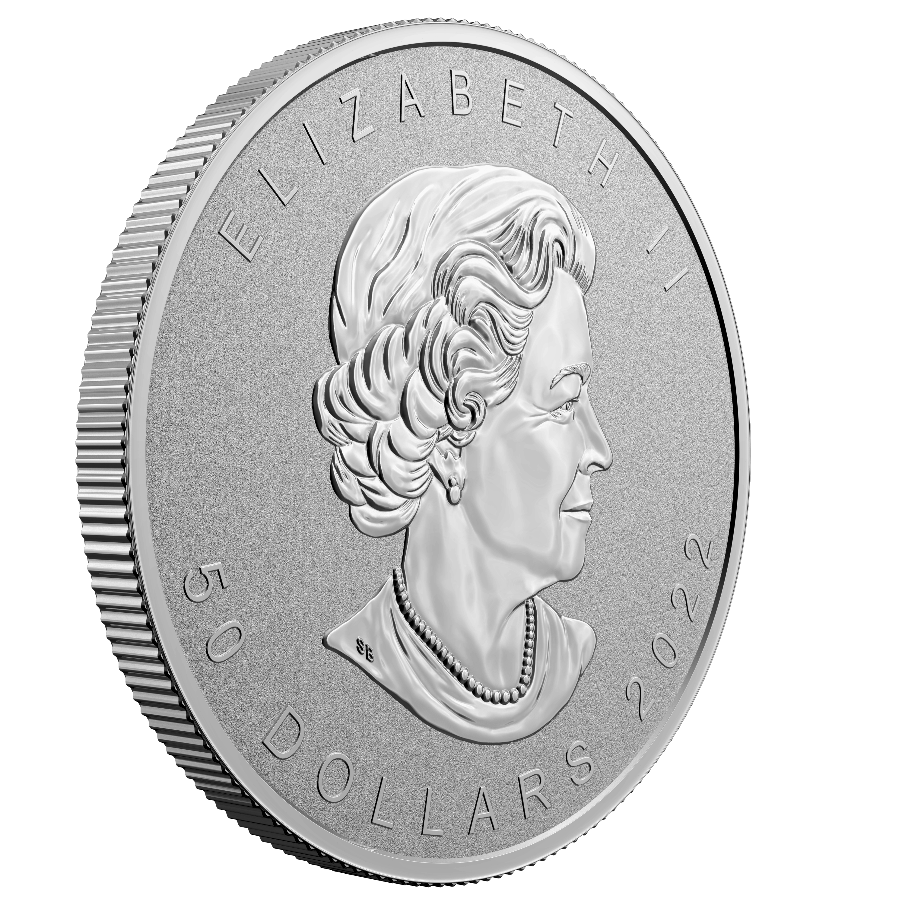 MAPLE LEAF Ultra High Relief 5 Oz Silver Coin $50 Canada 2022