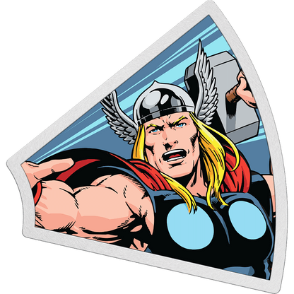THOR Marvel Avengers 60th Anniversary 1 Oz Silver Coin $2 Niue 2023 - Parthava Coin