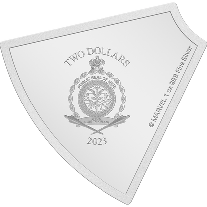 BLACK PANTHER Marvel Avengers 60th Anniversary 1 Oz Silver Coin $2 Niue 2023 - Parthava Coin