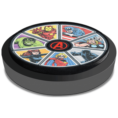 CAPTAIN AMERICA Marvel Avengers 60th Anniversary 1 Oz Silver Coin $2 Niue 2023 - Parthava Coin
