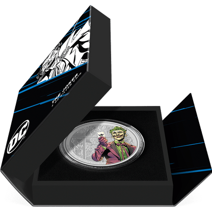 DC Villains THE JOKER™ 3 Oz Silver Coin - Parthava Coin
