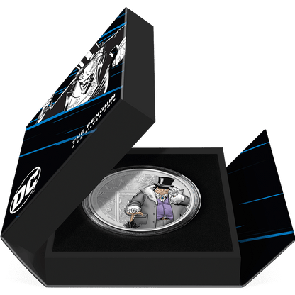DC Villains THE PENGUIN™ 3 Oz Silver Coin - PARTHAVA COIN