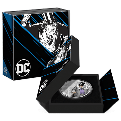 DC Villains THE PENGUIN™ 3 Oz Silver Coin - PARTHAVA COIN