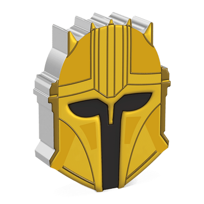 ARMORER HELMET Mandalorian 1 Oz Silver Coin $2 Niue 2023 - PARTHAVA COIN