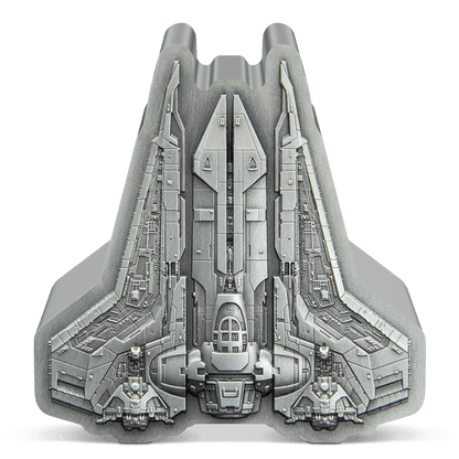 BO-KATAN S GAUNTLET STARFIGHTER Star Wars 1 Oz Silver Coin $2 Niue 2023 - PARTHAVA COIN