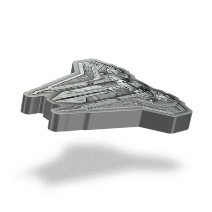 BO-KATAN S GAUNTLET STARFIGHTER Star Wars 3 Oz Silver Coin $10 Niue 2023 - PARTHAVA COIN