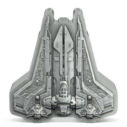 BO-KATAN S GAUNTLET STARFIGHTER Star Wars 3 Oz Silver Coin $10 Niue 2023 - PARTHAVA COIN