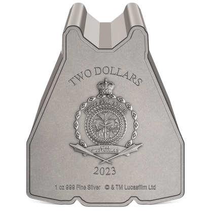 SNOWSPEEDER Mandalorian Vehicles 1 Oz Silver Coin $2 Niue 2023