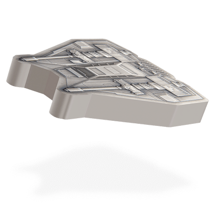 SNOWSPEEDER Mandalorian Vehicles 3 Oz Silver Coin $10 Niue 2023 - PARTHAVA COIN