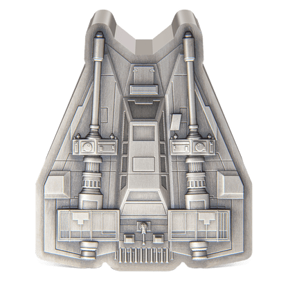 SNOWSPEEDER Mandalorian Vehicles 3 Oz Silver Coin $10 Niue 2023 - PARTHAVA COIN