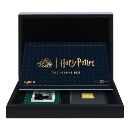HARRY POTTER MYSTERY BOX Trading Coins Sealed Box 2 Coins Niue 2024