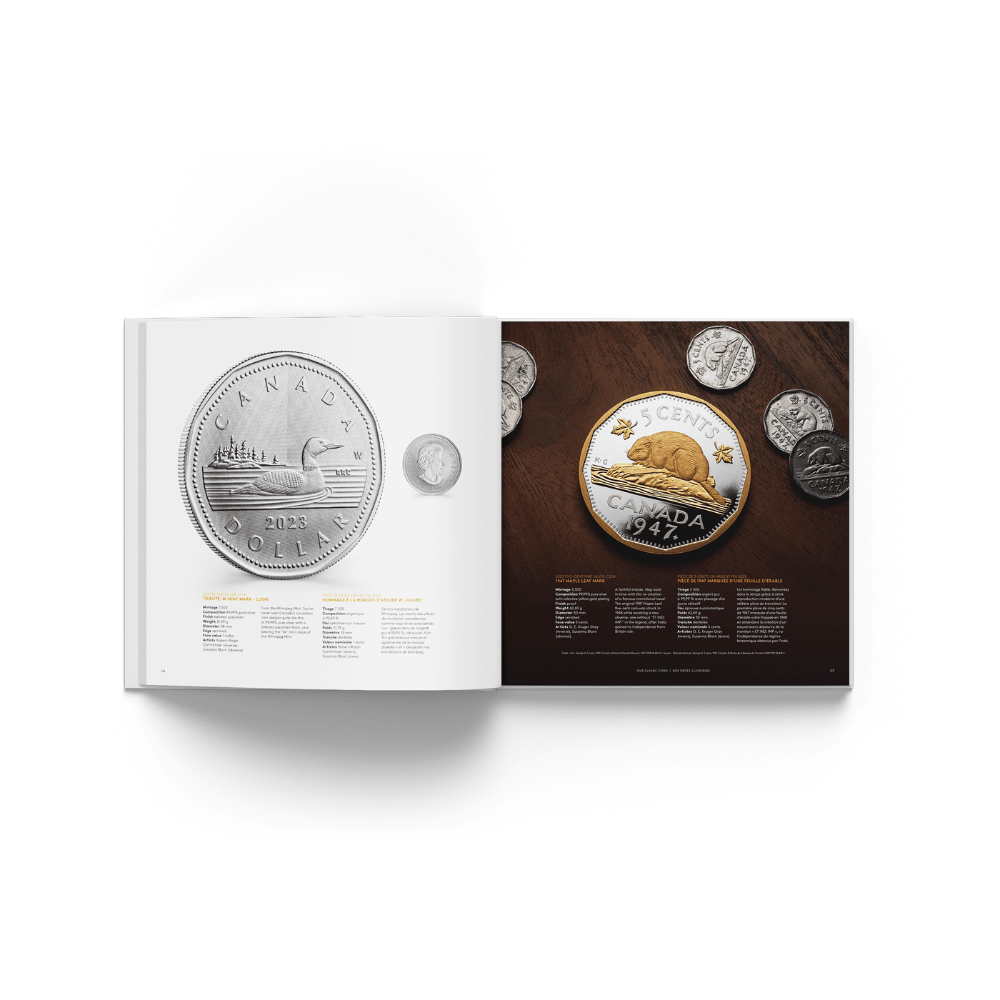 2023 Annual Collection Book with Special Edition Uncirculated Coins The Royal Canadian Mint - PARTHAVA COIN