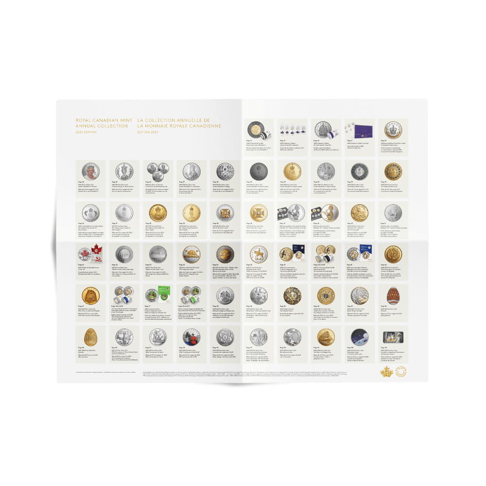 2023 Annual Collection Book with Special Edition Uncirculated Coins The Royal Canadian Mint - PARTHAVA COIN
