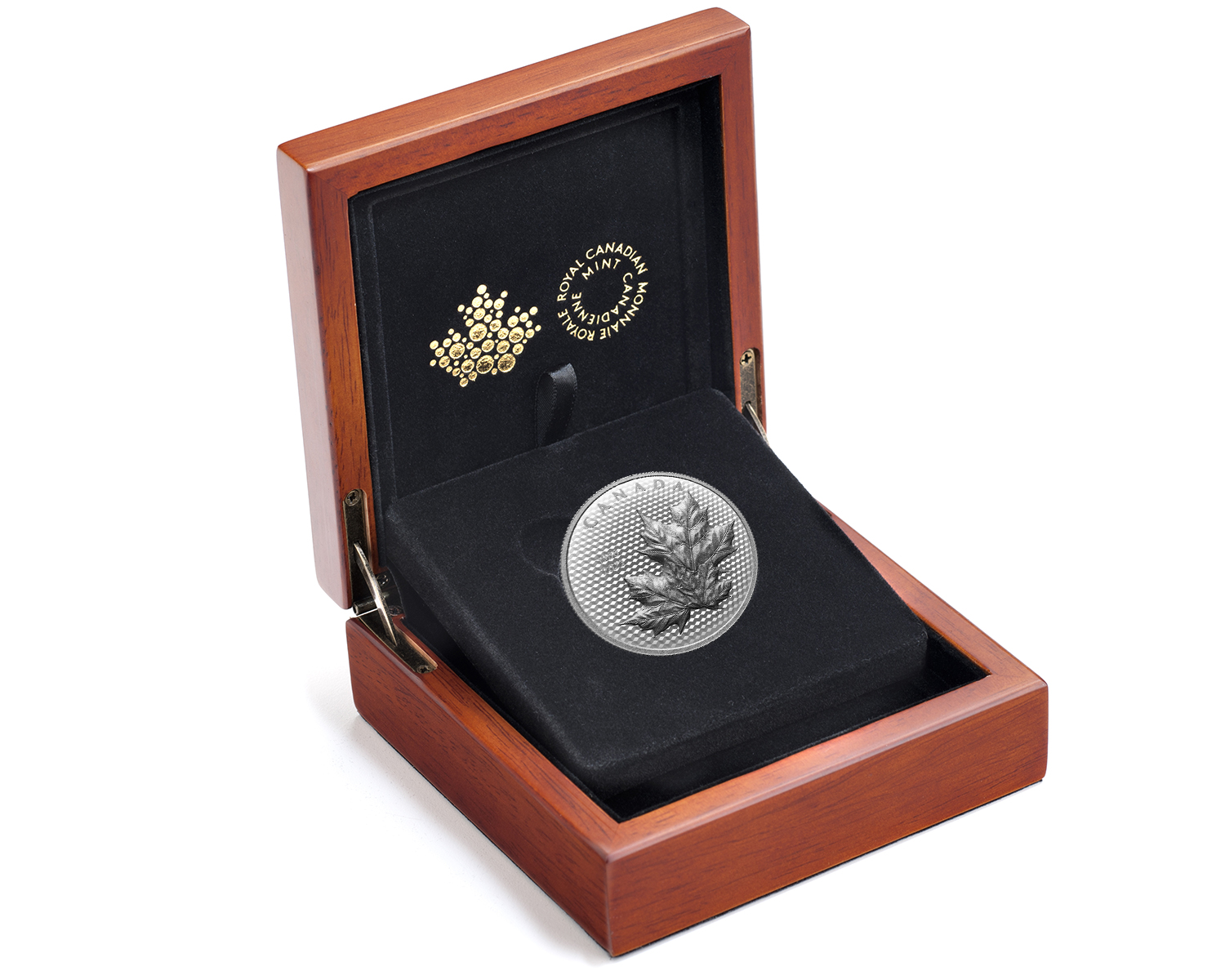 MAPLE LEAVES IN MOTION 35th Anniversary 5 Oz Silver Coin $50 Canada 2023