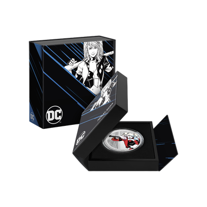 HARLEY QUINN DC Villains 1 Oz Silver Coin 2$ Niue 2024