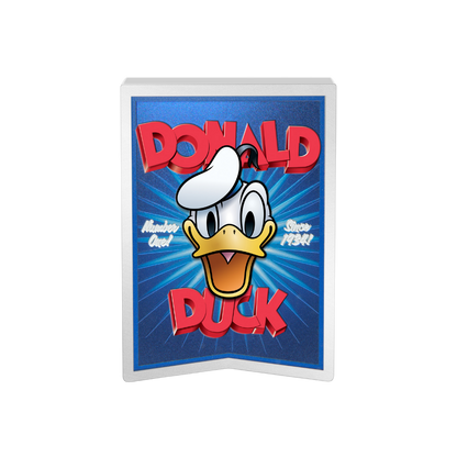 DONALD DUCK 90th Anniversary 5 Oz Silver Coin $10 Niue 2024