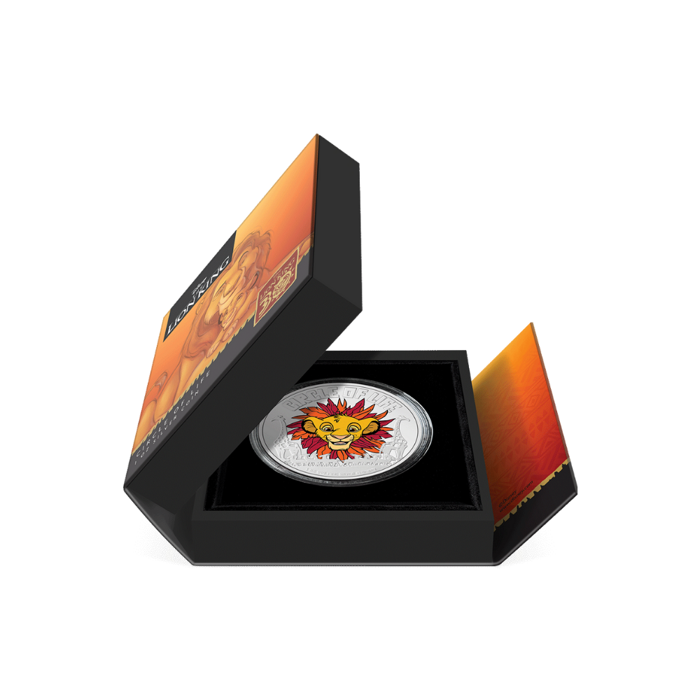 THE LION KING Disney 30th Anniversary Circle of Life 1 Oz Silver Coin $2 Niue 2024