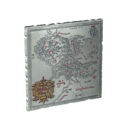 MIDDLE EARTH MAP 5 Oz Silver Coin $10 Niue 2024