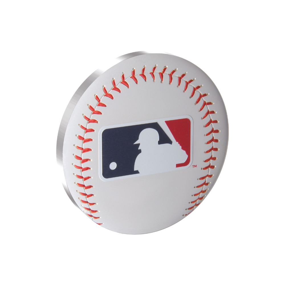 MLB LOGO Major League Baseball 1 Oz Silver Coin $2 Niue 2024