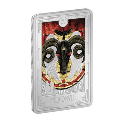 Tarot CardsThe Devil 1 Oz Silver Coin - PARTHAVA COIN